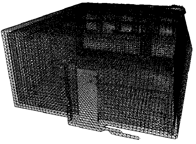 point cloud of the working environment