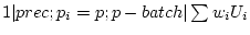 $ 1 \vert prec;p_i=p;p-batch \vert \sum w_iU_i$