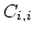 $C_{i,i}$