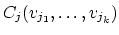 $C_j(v_{j_1},\ldots,v_{j_k})$