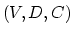 $(V,D,C)$